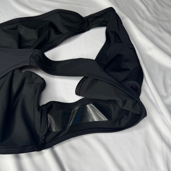 Aerie Cheeky Bikini Bottom Black Swimsuit Low Rise Lined Size XXL - Picture 3 of 6